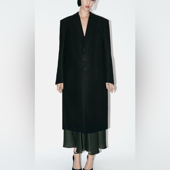 Zara x Steven Meisel Women’s Wool Cashmere Blended Coat - Made in Portugal - L - Picture 4 of 16